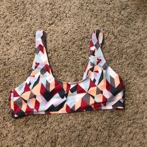 Geometric bikini top
